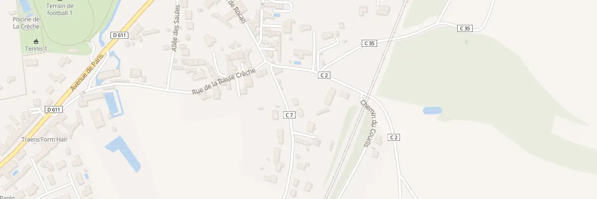 Plan du 5 Rue de Pain Perdu à La Crèche