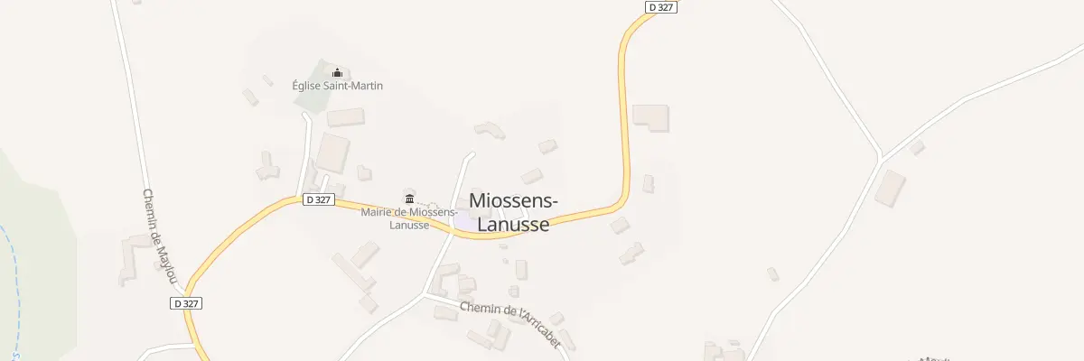 Plan du 22 Rte de Saint Jacques à Miossens-Lanusse