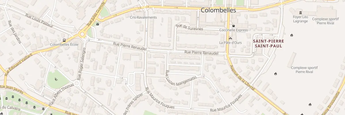 Plan du 17 Rue Pierre Renaudel à Colombelles
