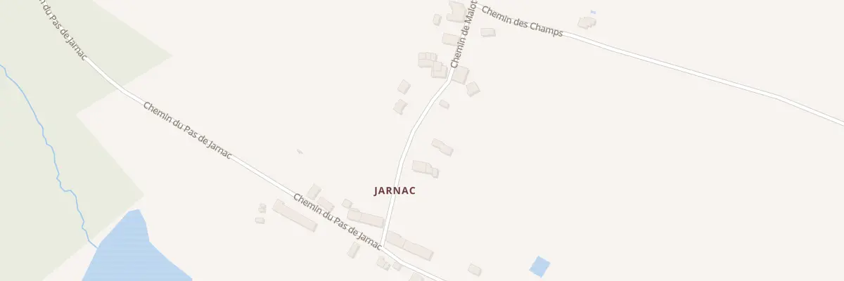 Plan de Jarnac à Lapouyade