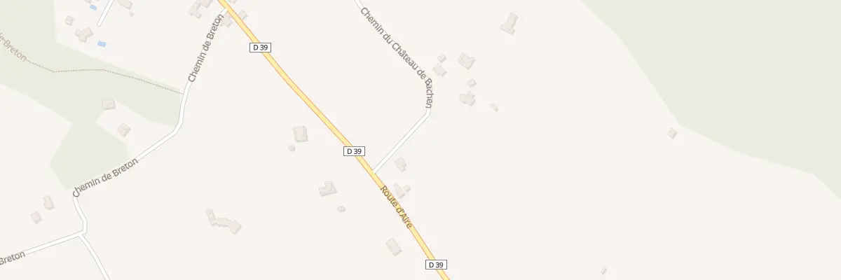 Plan du 2409 Rte d’Aire à Duhort-Bachen