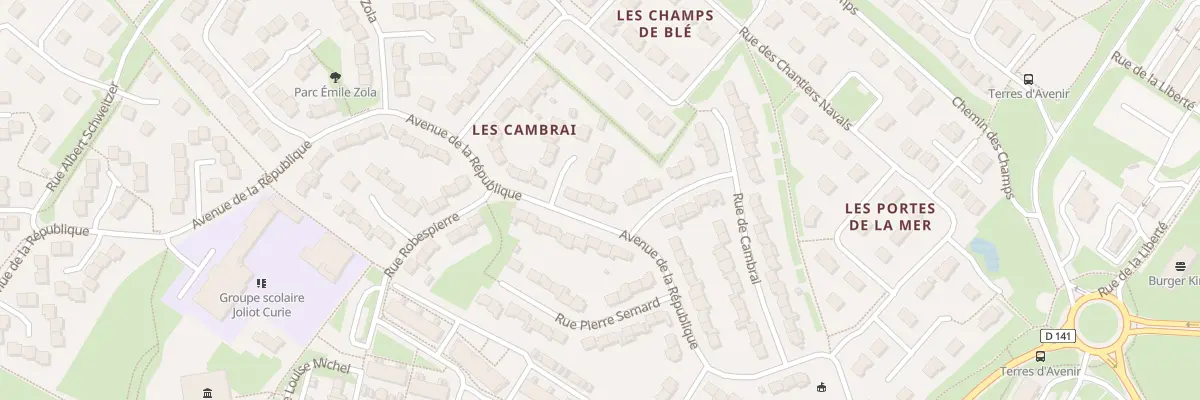 Plan du 22 Av de la République à Blainville-sur-Orne
