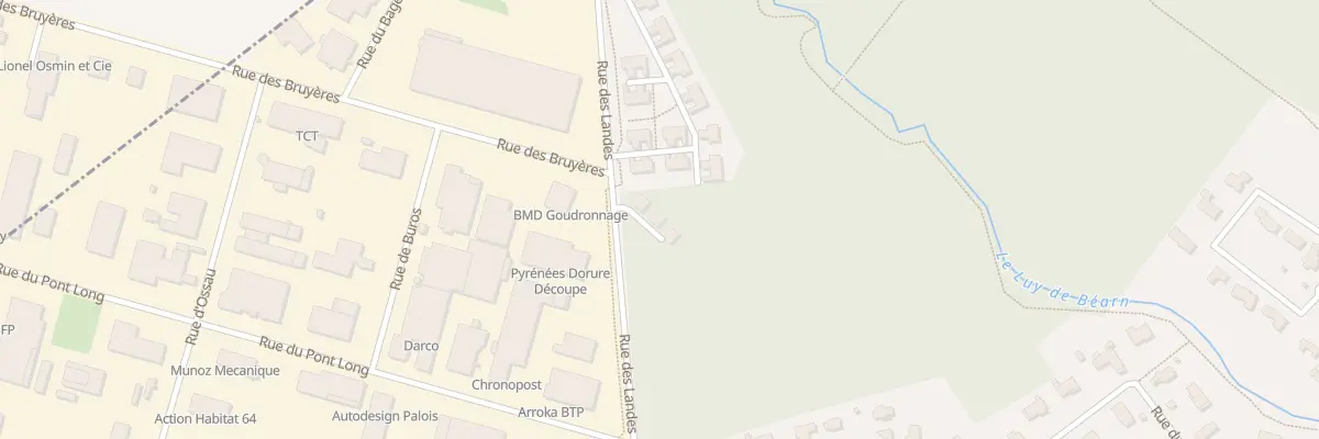Plan du 3 Imp du Bois à Morlaàs