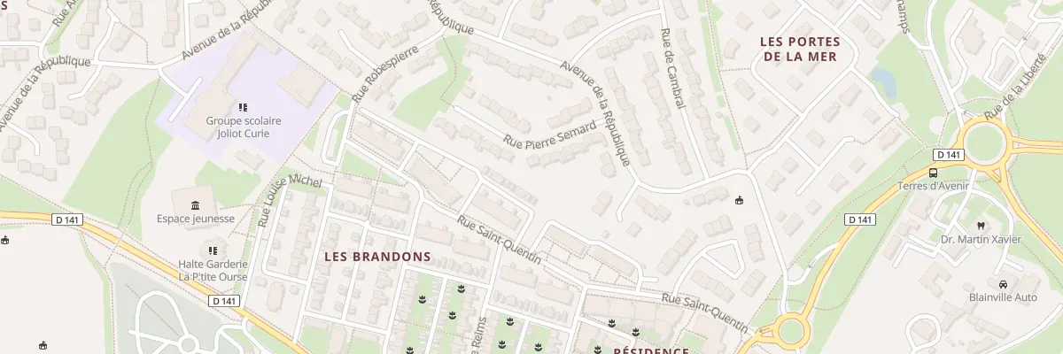 Plan du 13 Rue Pierre Semard à Blainville-sur-Orne