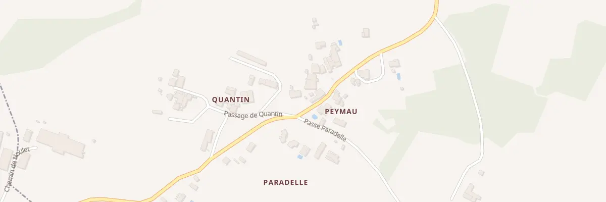 Plan du 108 Peymau à Nérigean