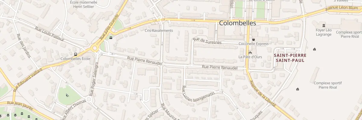Plan du 22 Rue Pierre Renaudel à Colombelles