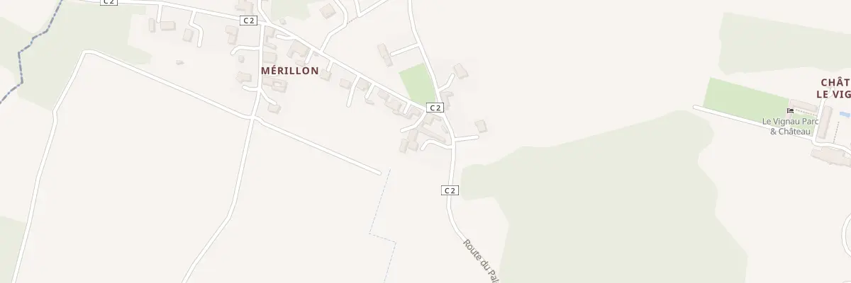 Plan du 581 Rte du Hameau de Mérillon au Vignau