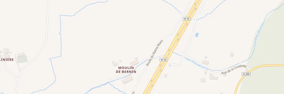 Plan du 5106 Moulin de Bernin à Bedenac