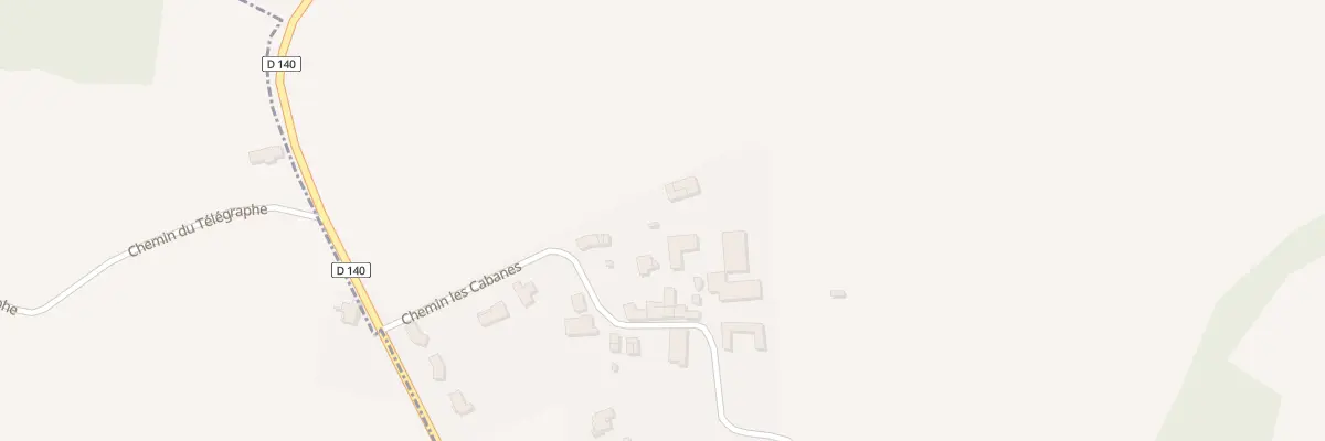 Plan du 2 Che les Cabanes à Targon