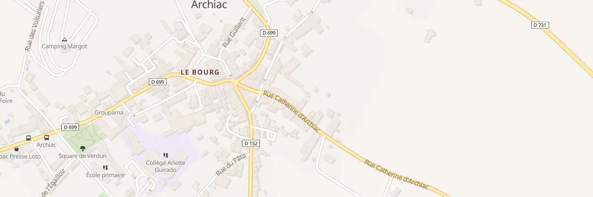 Plan du 15 Rue Catherine d’Archiac à Archiac
