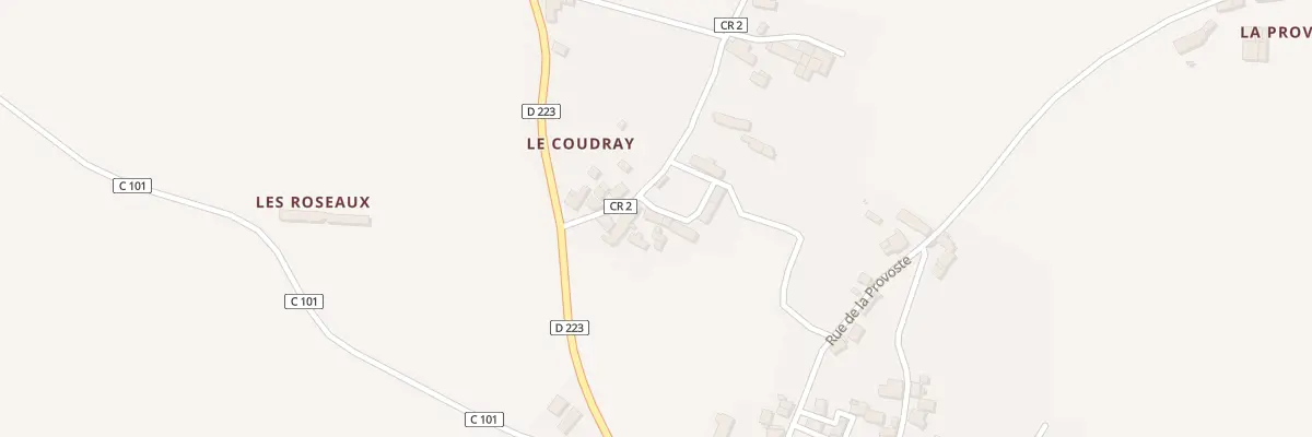 Plan du 6 Le Coudray à La Pallu