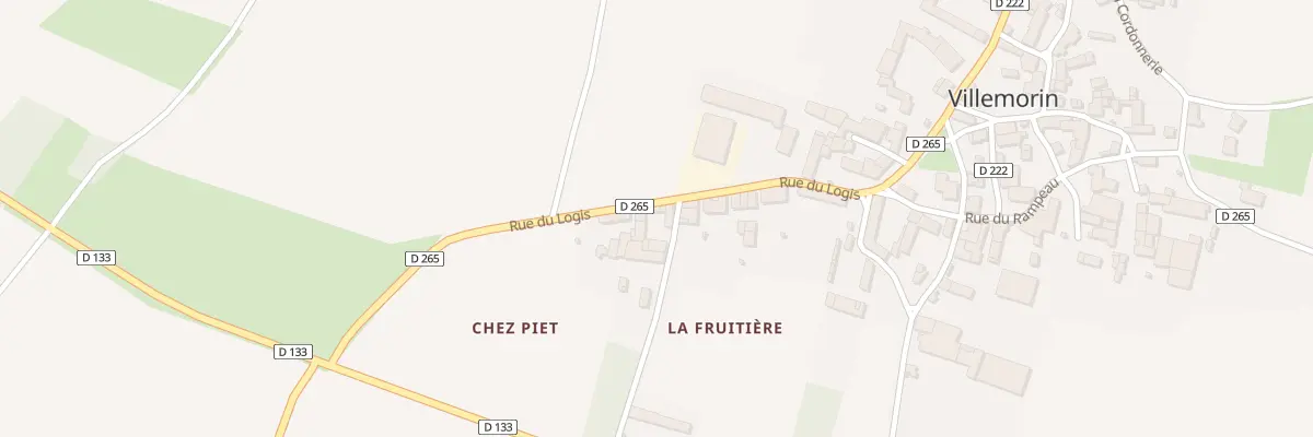 Plan du 19 Rue du Logis à Villemorin