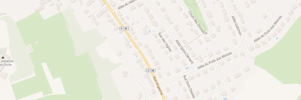 Plan du 37 Rue Angevine à Solesmes