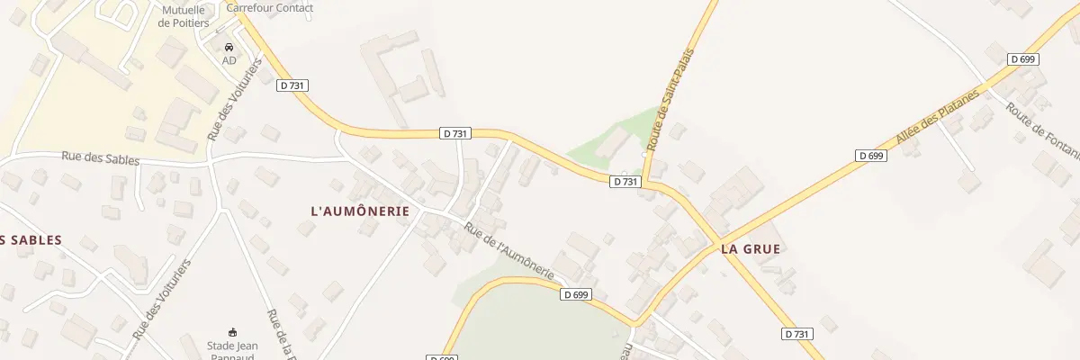 Plan du 11 Rte de Cognac à Archiac