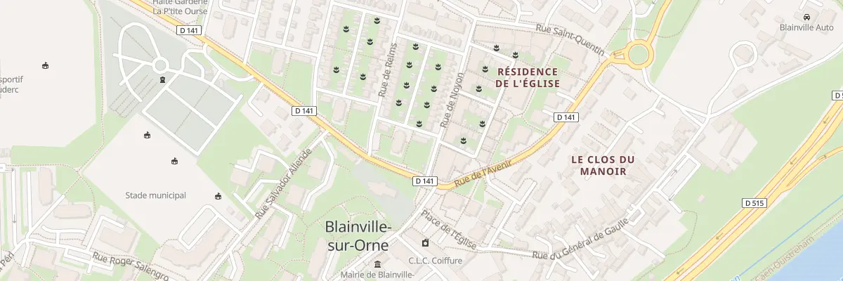 Plan du 1 Rue de Noyon à Blainville-sur-Orne