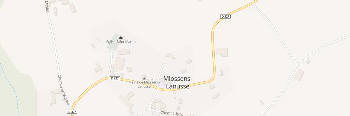 Plan du 9813 Rte de l’Ecole à Miossens-Lanusse