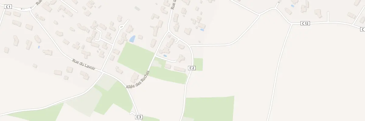 Plan du 7 All des Roches à Fressines