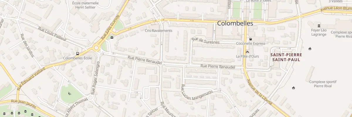 Plan du 24 Rue Pierre Renaudel à Colombelles