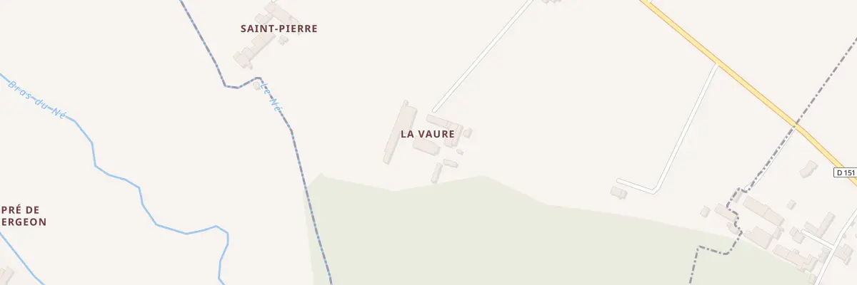 Plan du 2 Chem de la Vaure à Saint-Fort-sur-le-Né