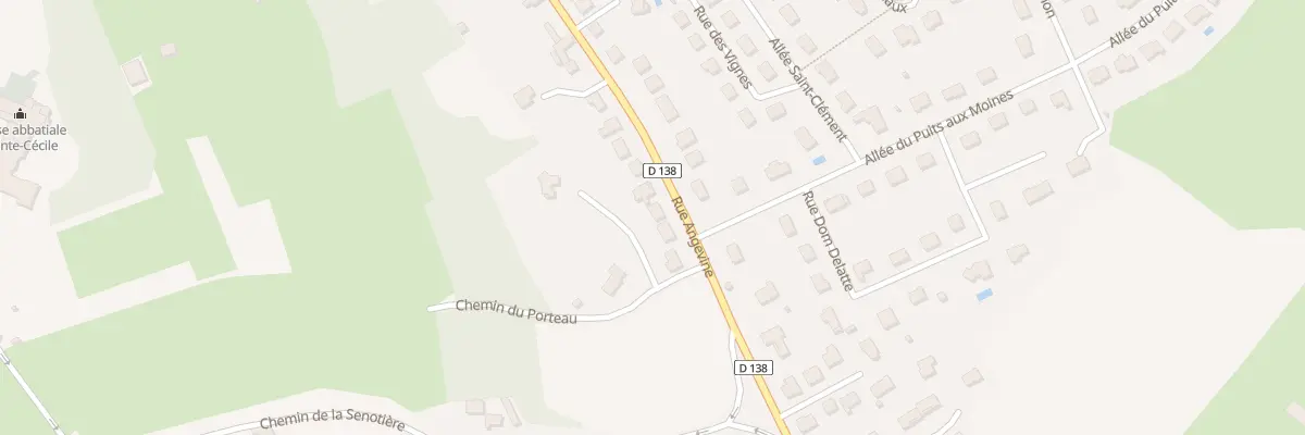 Plan du 38 Rue Angevine à Solesmes