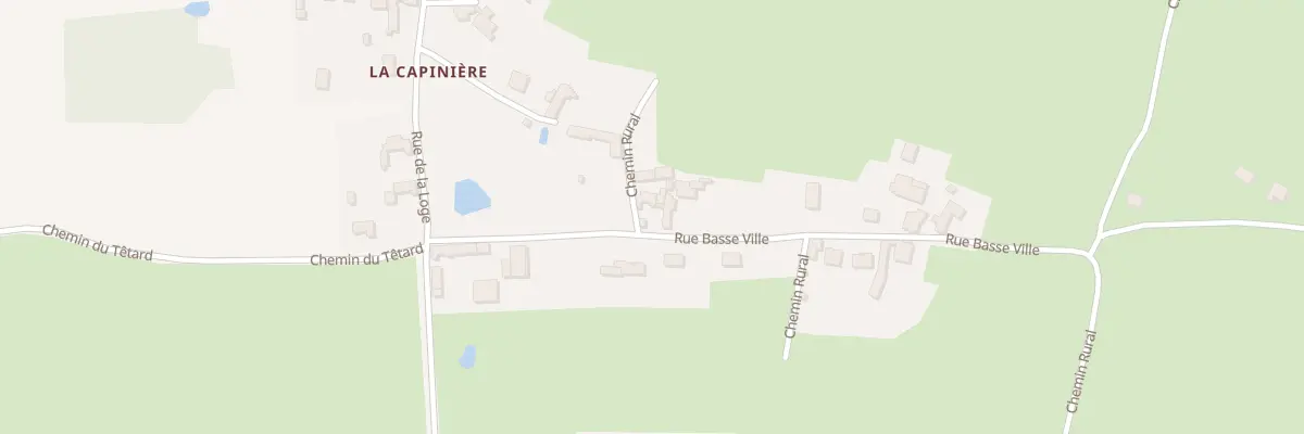 Plan du 9 Rue Basse Ville La Capiniere à Thouars