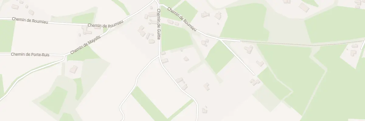 Plan du 700 Che de Guitte à Buros