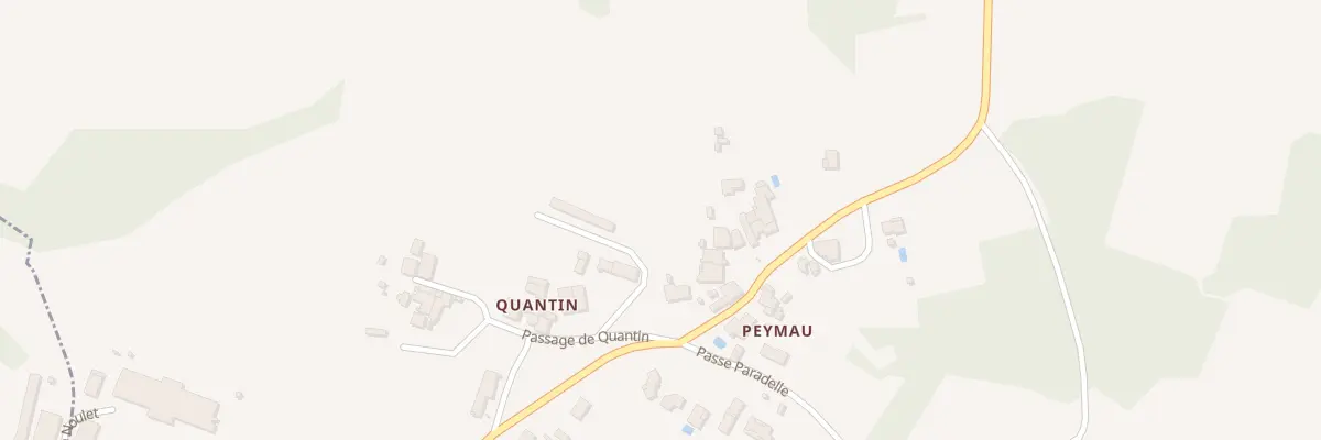Plan du 106A Peymau à Nérigean