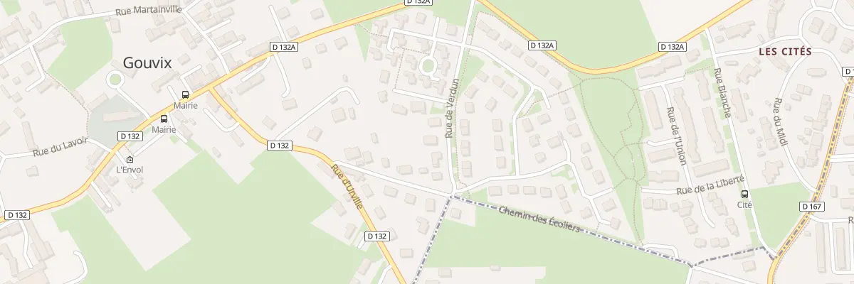 Plan du 9 Rue de Verdun à Gouvix