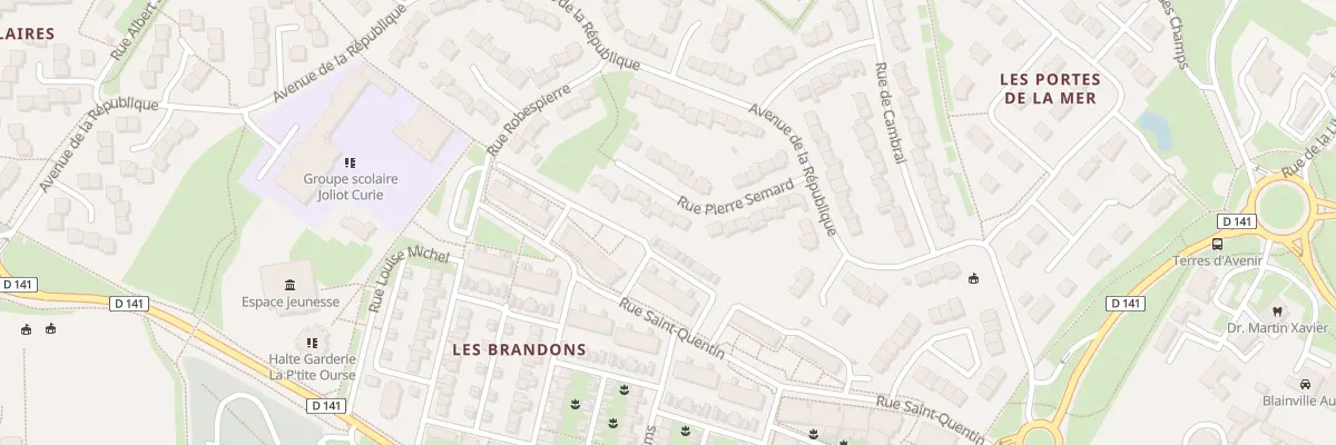 Plan du 17 Rue Pierre Semard à Blainville-sur-Orne