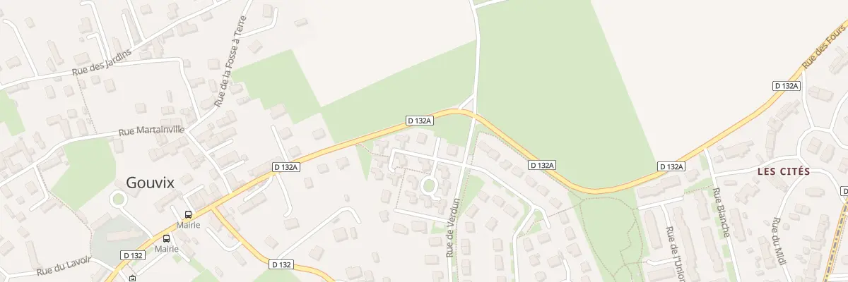Plan du 1 Rue Suzanne Lacore à Gouvix