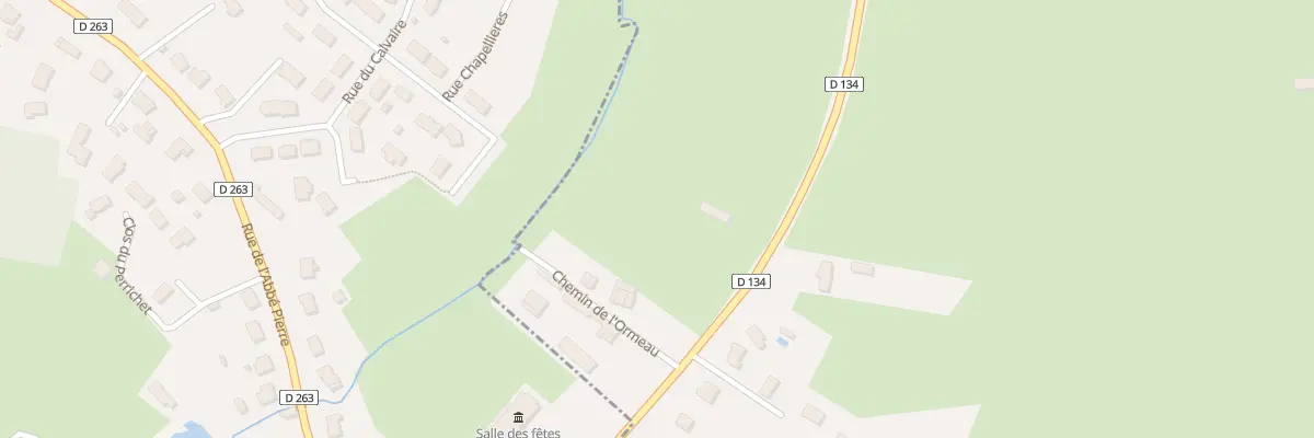Plan du 1 L’Ormeau à Vion