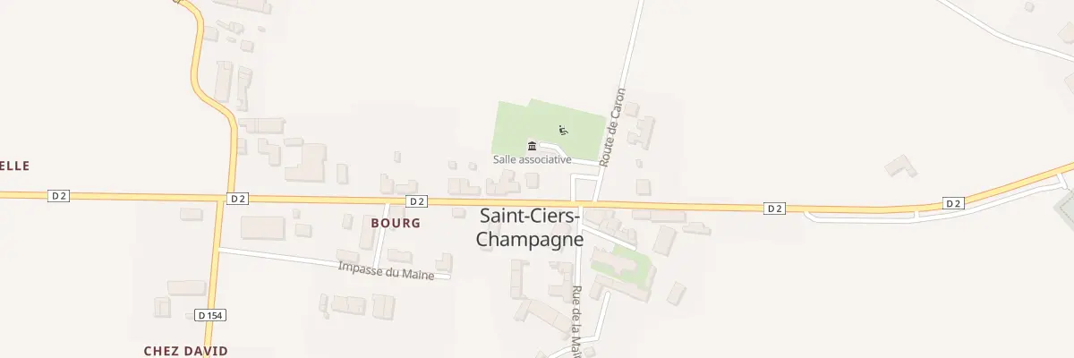 Plan du 26 Rte de Port-maubert à Saint-Ciers-Champagne