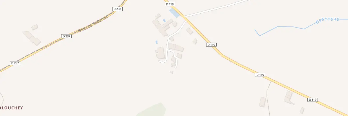 Plan du 132 Imp de Bertrand à Soulignac