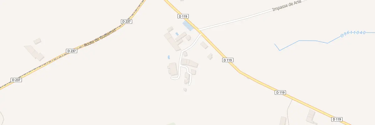 Plan du 132 Imp de Bertrand à Soulignac