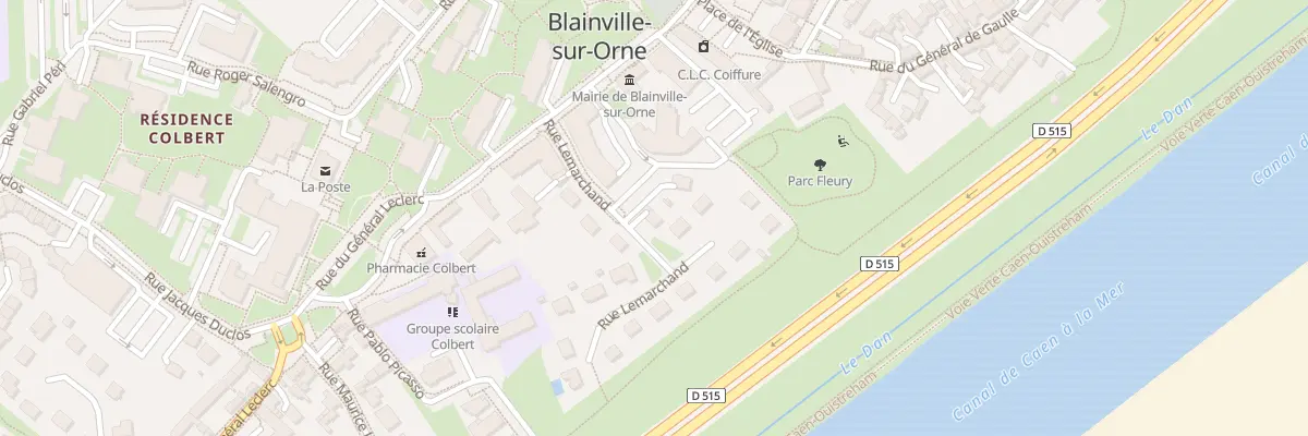 Plan du 18 Rue Lemarchand à Blainville-sur-Orne