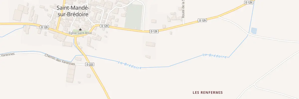Plan du 16 Rue de la Mairie à Saint-Mandé-sur-Brédoire