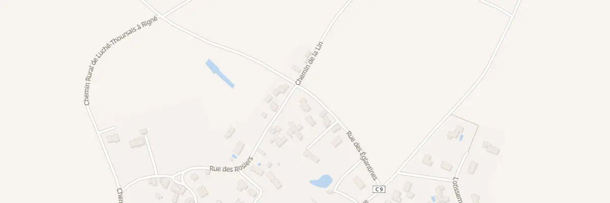 Plan du 4 Rue des Eglantines à Luché-Thouarsais