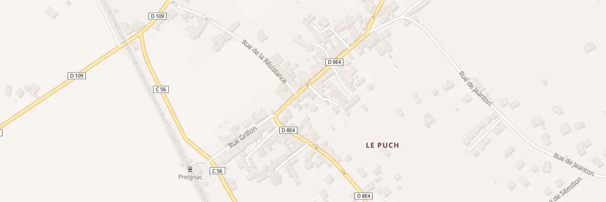 Plan du 39 Rue Henri de Bournazel à Preignac