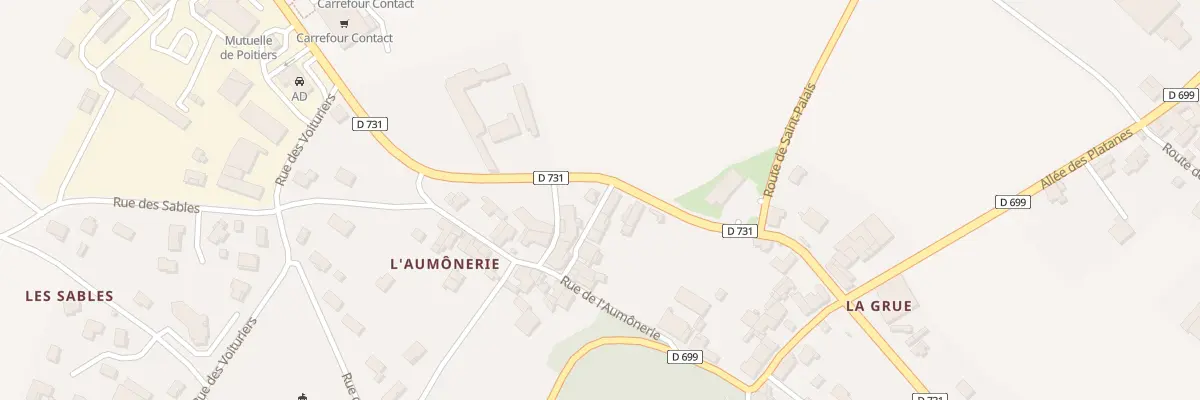 Plan du 13 Rte de Cognac à Archiac