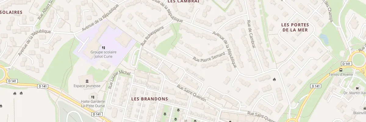 Plan du 21 Rue Pierre Semard à Blainville-sur-Orne