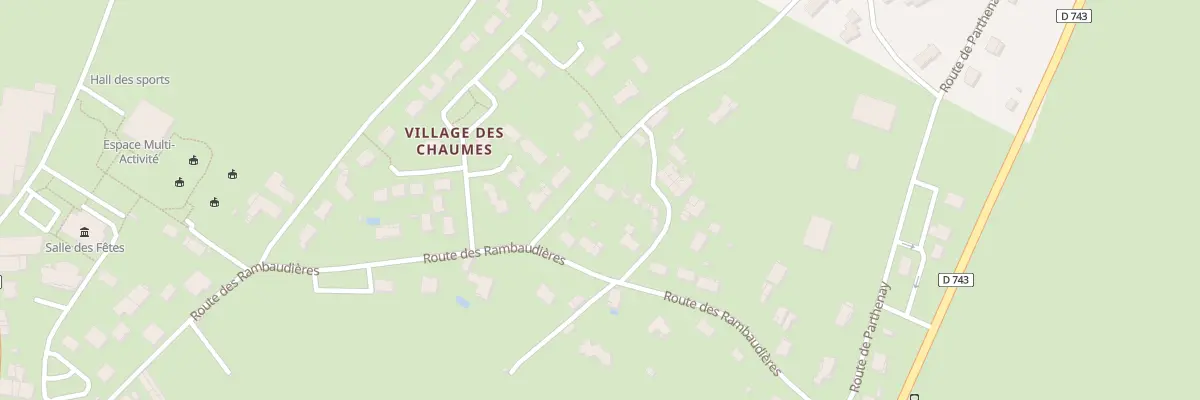 Plan du 5 Rue du Vge des Rambaudieres à Saint-Pardoux-Soutiers