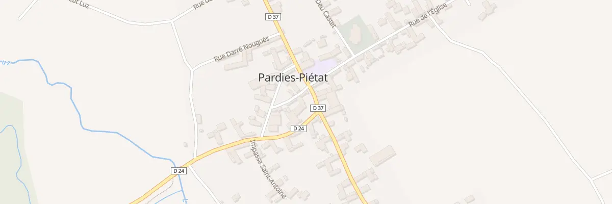Plan du 2 Rue Capdessus à Pardies-Piétat
