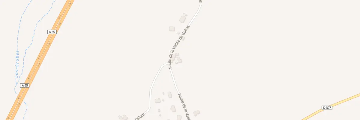 Plan du 6 Rte de la Vallee du Gabas à Miossens-Lanusse