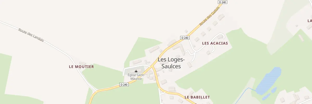Plan du 1601 Rte des Gallois aux Loges-Saulces