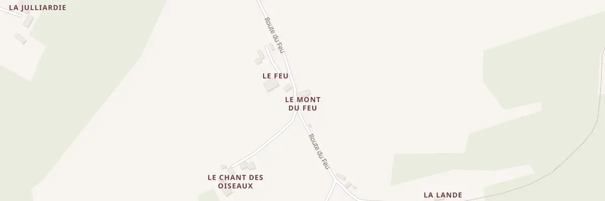 Plan du 585 Rte du Feu à Saint-Georges-sur-Erve