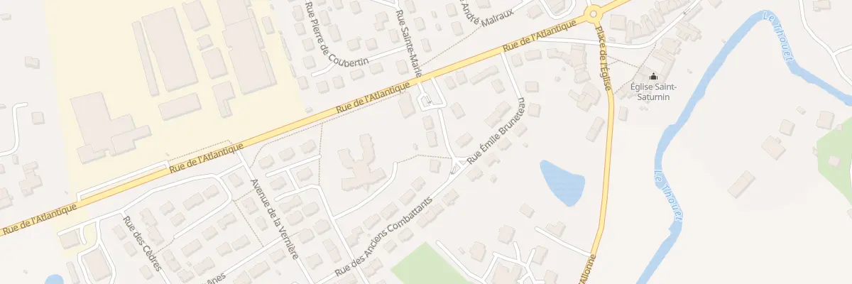 Plan du 18 Rue Emile Bruneteau au Tallud