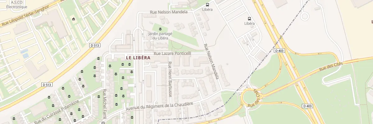 Plan du 8 Rue Lazare Ponticelli à Colombelles