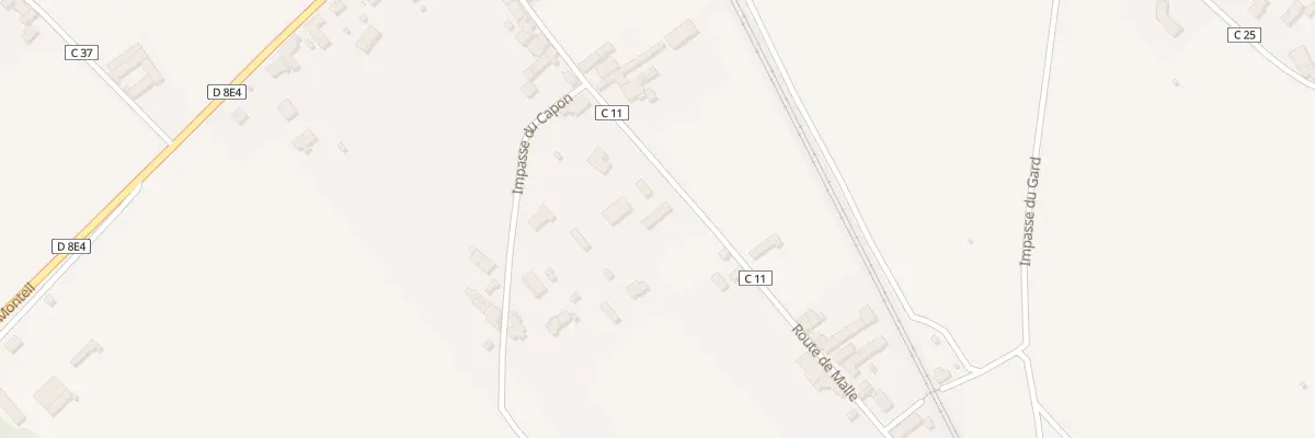 Plan du 20 Vc 11 de Fargues à Preignac