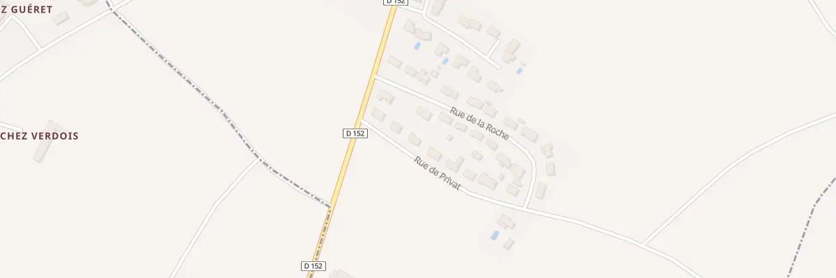 Plan du 5 Rue de Privat à Archiac