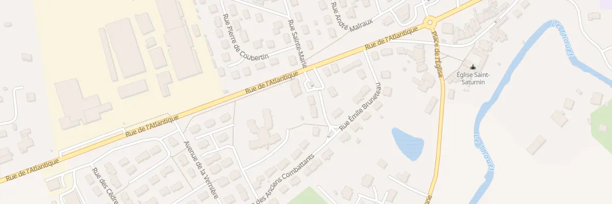 Plan du 20 Rue Emile Bruneteau au Tallud